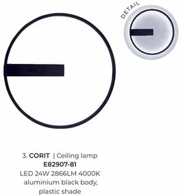 Plafoniera LED design minimalist CORIT 58,5cm