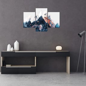 Tablou - Pădure, abstrecție (90x60 cm)