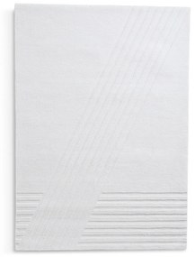 Covor Kyoto alb, mai multe dimensiuni - Woud Dimensiuni: 240 x 170 cm