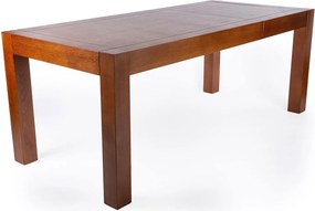 Masă lemn masiv Dining Mariam Extensibilă 140/, 200 × 90 × 78 cm - Alb
