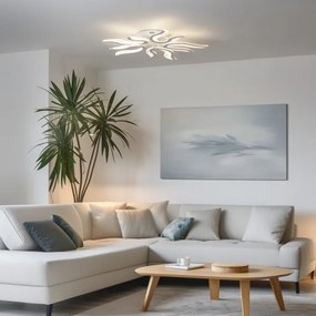 Lustră LED dimabilă aplicată Brilagi TWIST LED/65W/230V 3000-6500K alb + telecomandă