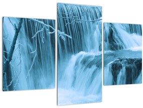 Tablou - cascadele închețate (90x60 cm)
