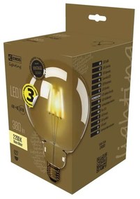 Bec cu LED EMOS Vintage G125 Warm White, 4W E27