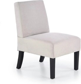 Scaun copii Fido, gri/negru, stofa/lemn de cauciuc, 52X65X75 CM