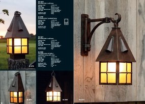 Aplica 1/2 iluminat exterior din fier forjat design rustic WL 3611