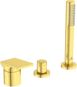 Baterie cada - dus Ideal Standard Atelier Extra auriu periat cu 3 elemente