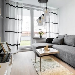 Lustră pe cablu SANTIAGO 3xE27/60W/230V transparent