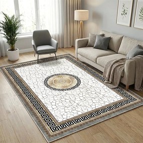 Covor camera antiderapant, model grecesc, mai multe dimensiuni