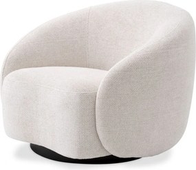 Fotoliu pivotant design elegant LUX Amore, lyssa off-white 116070 HZ