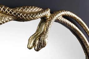 Oglinda decorativa design sarpe auriu SNAKE L 50cm
