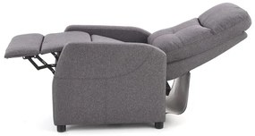 Fotoliu reglabil FELIPE, gri