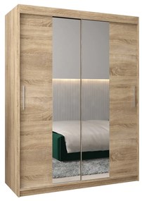 Dulap de haine 150 cm Toki 1 (stejar sonoma + stejar sonoma). 1064914