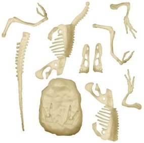 Dinozaur Archeo Fun Set Arheologic Velociraptor Luminos Clementoni