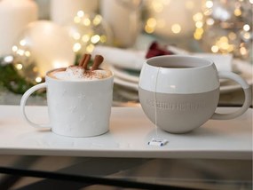 Cana din ceramica bej "Heiss begehrt"