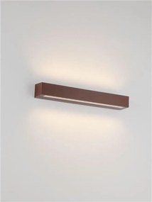 Aplica exterior corten liniara 50cm IP65 LED CCT PRISMATIC