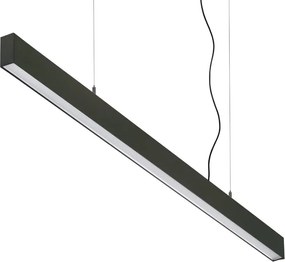 Lustra LED suspendata design liniar OFFICE SP WIDE 3000K NERO