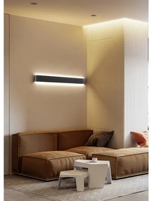 Aplică LED GALASSO LED/36W/230V 110 cm negru Azzardo AZ5341