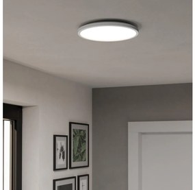 Plafonieră LED RGBW dimabilă de exterior Eglo ROVITO-Z 13,9W/230V d. 30 cm IP44 alb