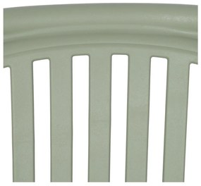 Scaun de dining verde din plastic Alia – Ixia