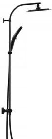 Schütte 60076 - Set de duș cu baterie termostatică MADURA FRESH, negru