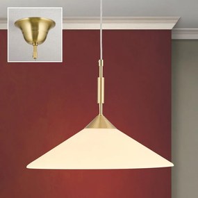 Lustra, Pendul realizat manual ARTDESIGN 40cm, alama mat/ champagne