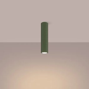 Spot Sollux SL.1608 KARBON 1xGU10/10W/230V 30 cm verde