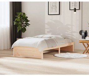 vidaXL Cadru de pat, 100x200 cm, lemn masiv