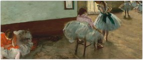 Tablou - Edgar Degas, The Dance Lesson, reproducere (120x50 cm)