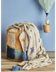 Pătură pentru copii crem 130x160 cm Plane – Bloomingville Mini