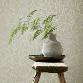 Tapet Purity, Porcelain Cream Luxury Patterned, 1838 Wallcoverings, 5.3mp / rola