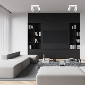 Spot FLOWER 2xGU10/8W/230V alb