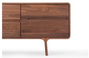 Comodă TV maro din lemn de nuc 180x65x45 cm Fawn – Gazzda