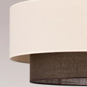 Brilagi - Lustră LED suspendată în stil Boho, 3xE27/15W/230V, Ø 60 cm, crem/maro