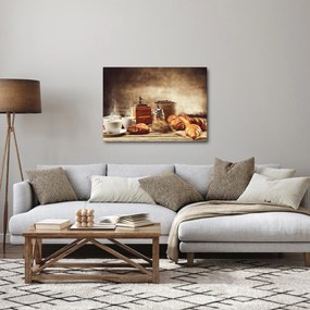 Tablou - Cafea și mic dejun (70x50 cm)