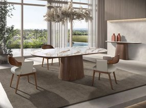 Masa marmura portelanata Walnut 240x120cm