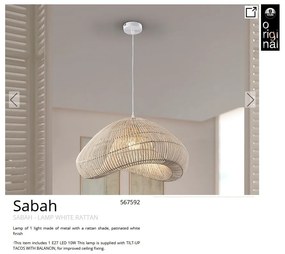 Lustra din ratan design modern Sabah