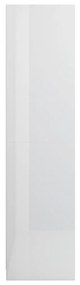 Sifonier, alb extralucios, 100x50x200 cm, PAL Alb foarte lucios, 1