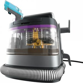 Aspirator cu spalare Shark StainStriker PX250EUT, 450 W, 0,72 l, Portabil, Par animale de companie, 4 accesorii, Gri/Negru