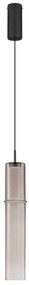Pendul LED modern, Metal, Sticla, Moca, SANO
