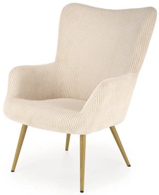 Fotoliu Amaro velvet crem H97 cm