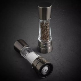 Cole&Mason DERWENT set 2 râșnițe sare și piper, 19 cm, antracit