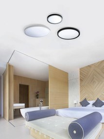 Lustra / Plafoniera LED design slim MALTA R 60 3000K alba