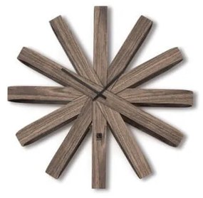 Ceas perete Umbra Ribbonwood wenge