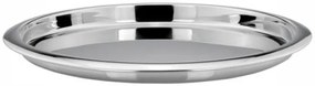 Tava pentru servire, din otel inoxidabil, Polished Argintiu, Ø35xH4 cm