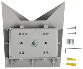 Aplică LED de exterior LED/5W/230V 3000K IP65 gri