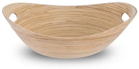 Castron oval Orion, bambus rulat, 32 x 24,5 cm