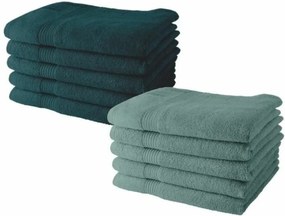 Set de Prosoape TODAY 5 peacock + 5 cecidon 50 x 90 cm (10 Unități)