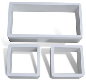 240346 vidaXL Set rafturi cuboid, 3 buc