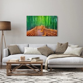Tablou - Pădure de bambus japoneză (90x60 cm)