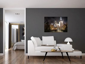 Tablou cu Poarta de pulbere iluminată (90x60 cm)